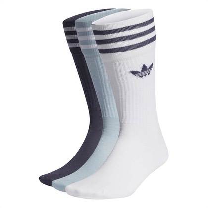 Adidas strømper 3-pak - hvid/lyseblå/mørkeblå